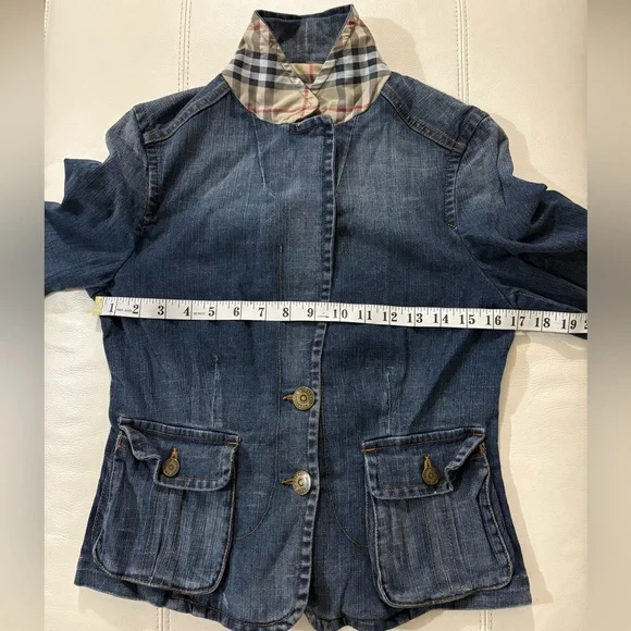 ❇️ Host Pick! ✅Burberry Denim Women's Jacket - Picture 11 of 12